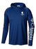 WWP Columbia Tackle Hoodie - Navy - Front View