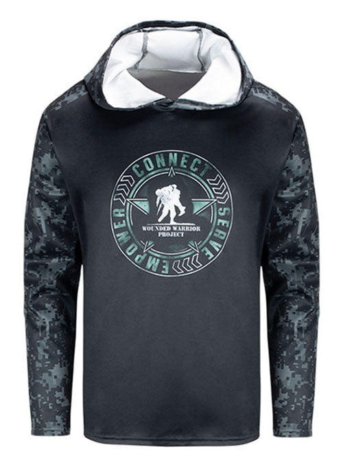 WWP Sublimated Hooded Sweatshirt - Digital Camo - Front View