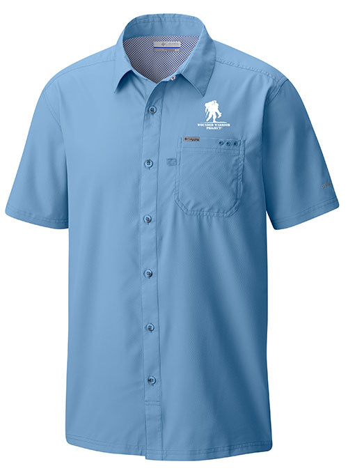 WWP Columbia Camp Shirt - White Cap - Front View