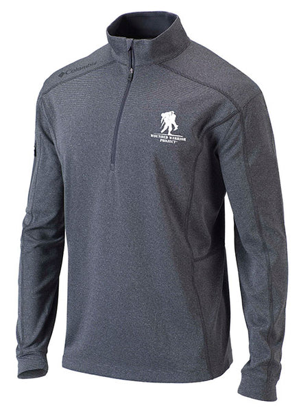 WWP Logo Columbia Golf 1/4 Zip - Heather Iron