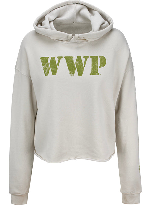 WWP Ladies Crop Hoodie - Front View