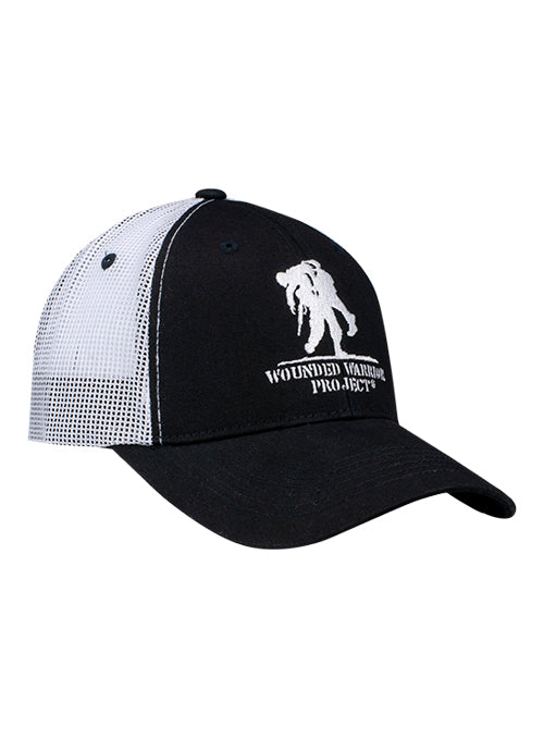 WWP Mesh Logo Flag Hat - Angled Right Side View