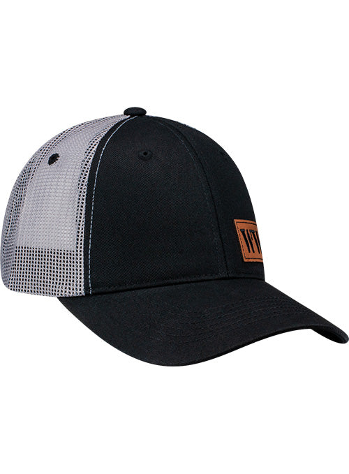 WWP Leather Wordmark Hat - Angled Right Side View