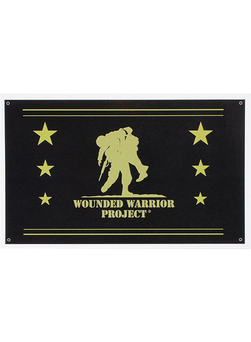 WWP Banner in Black - Front View